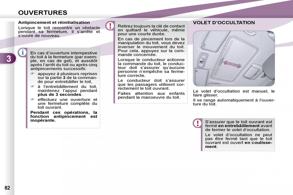 Peugeot 4007 manuel du proprietaire / page 81