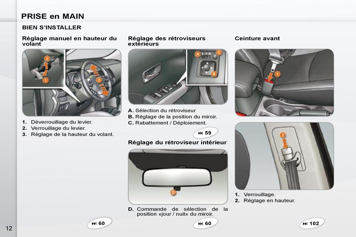 Peugeot 4007 manuel du proprietaire / page 10