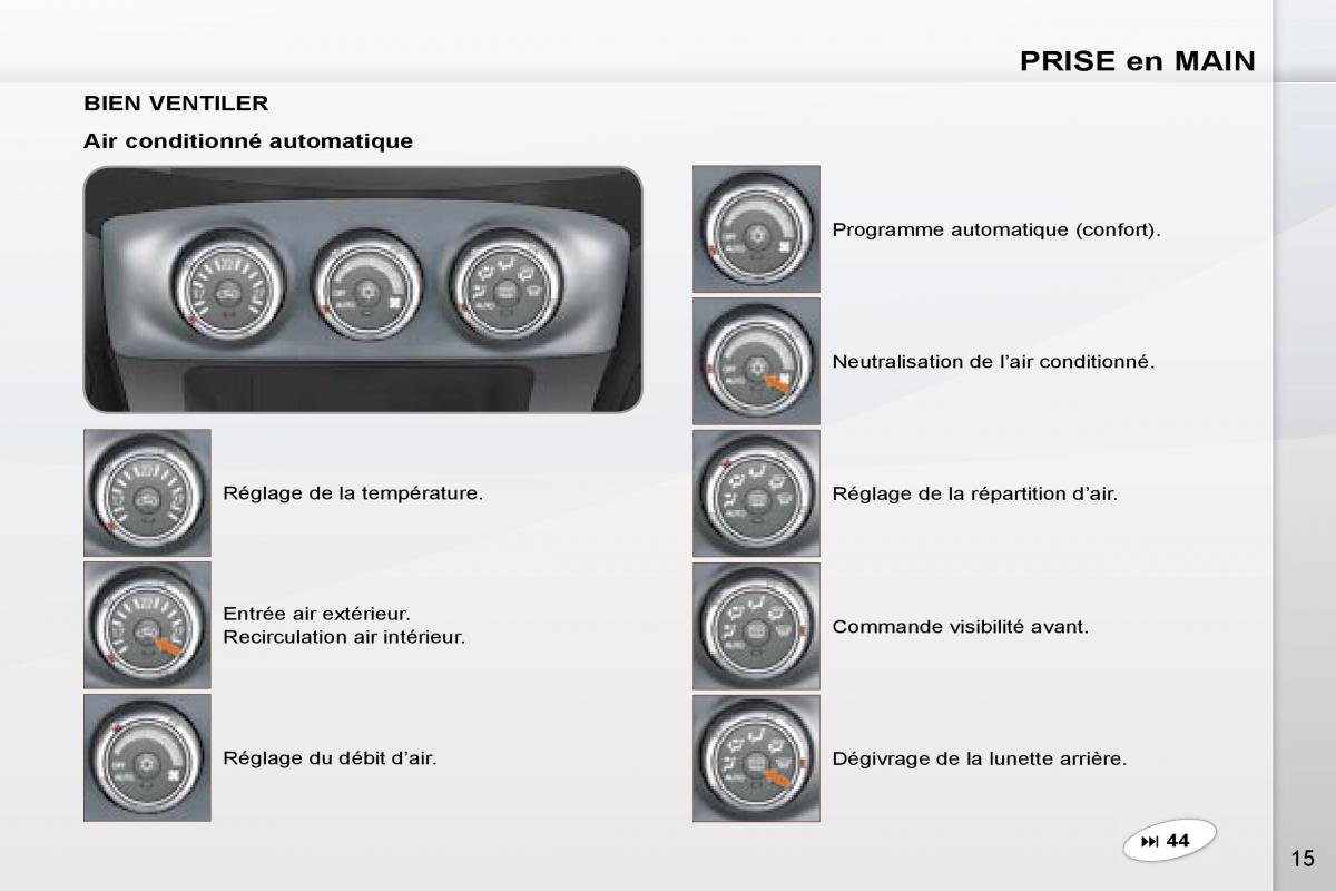 Peugeot 4007 manuel du proprietaire / page 13