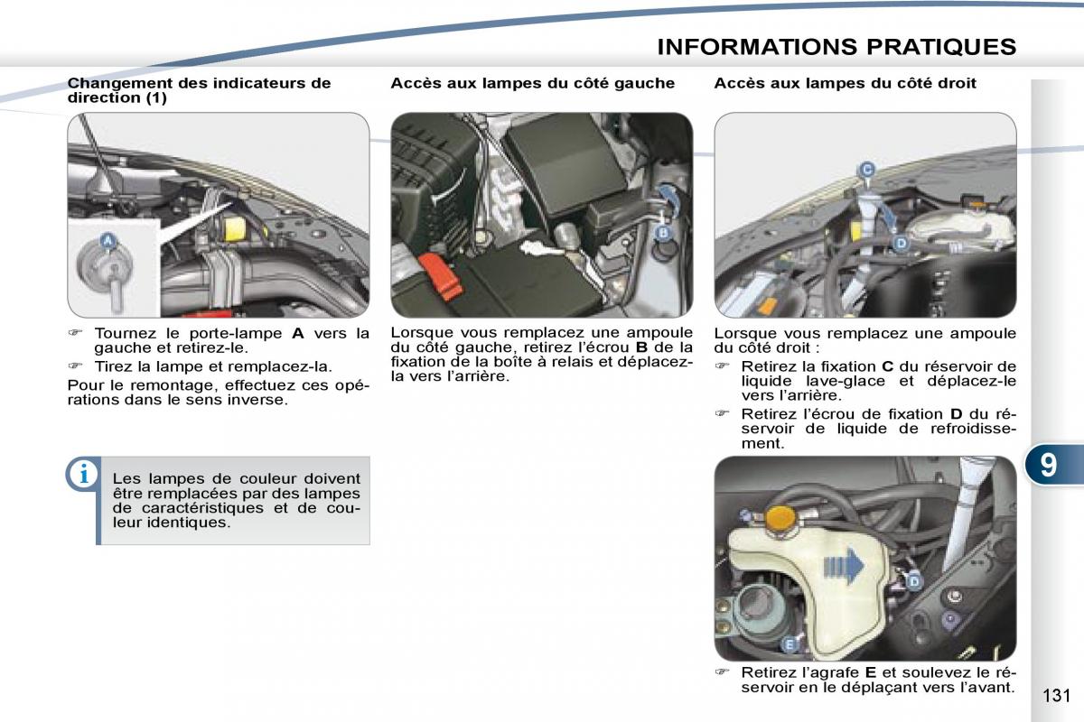 Peugeot 4007 manuel du proprietaire / page 130