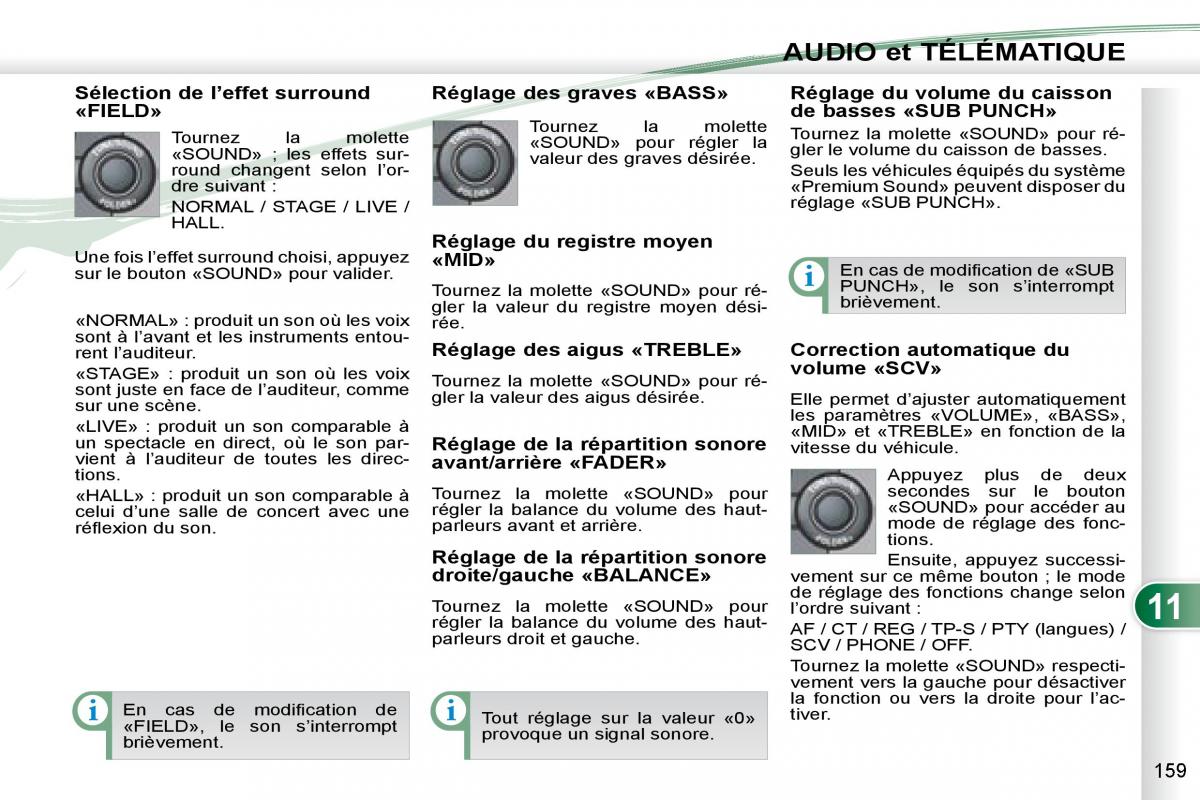 Peugeot 4007 manuel du proprietaire / page 157
