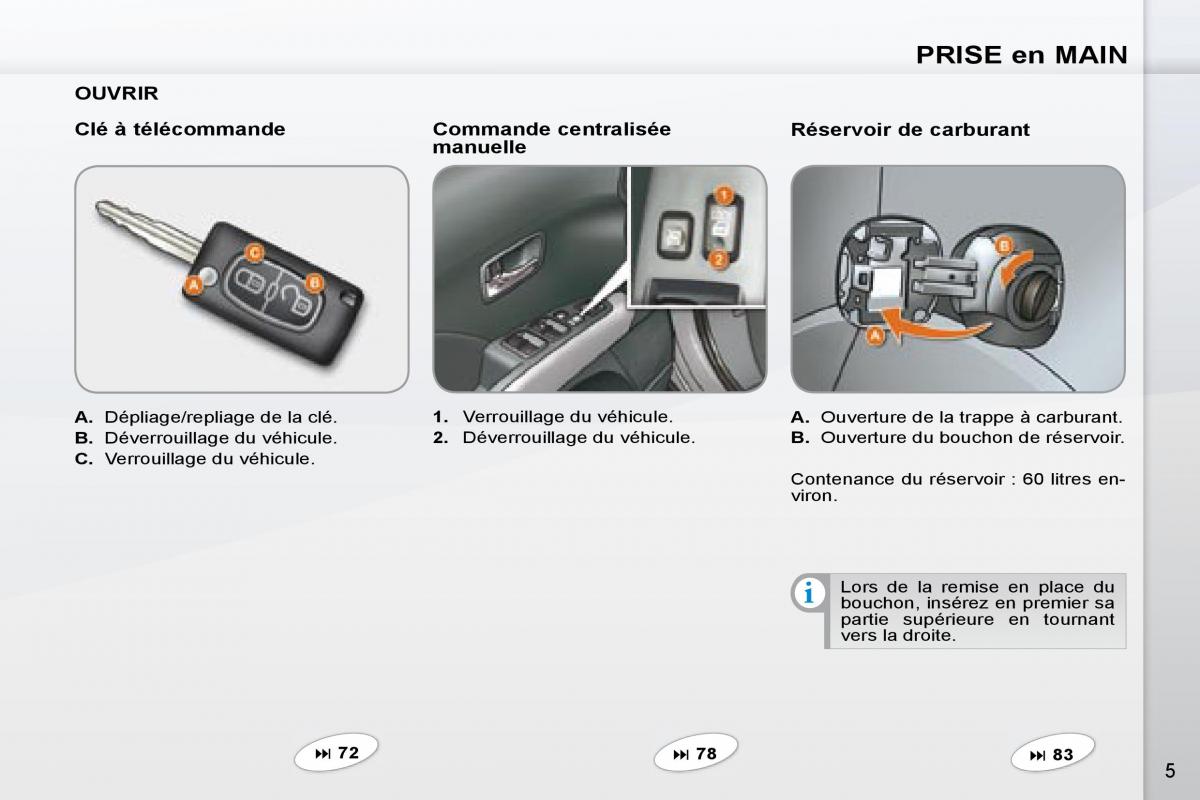 Peugeot 4007 manuel du proprietaire / page 3