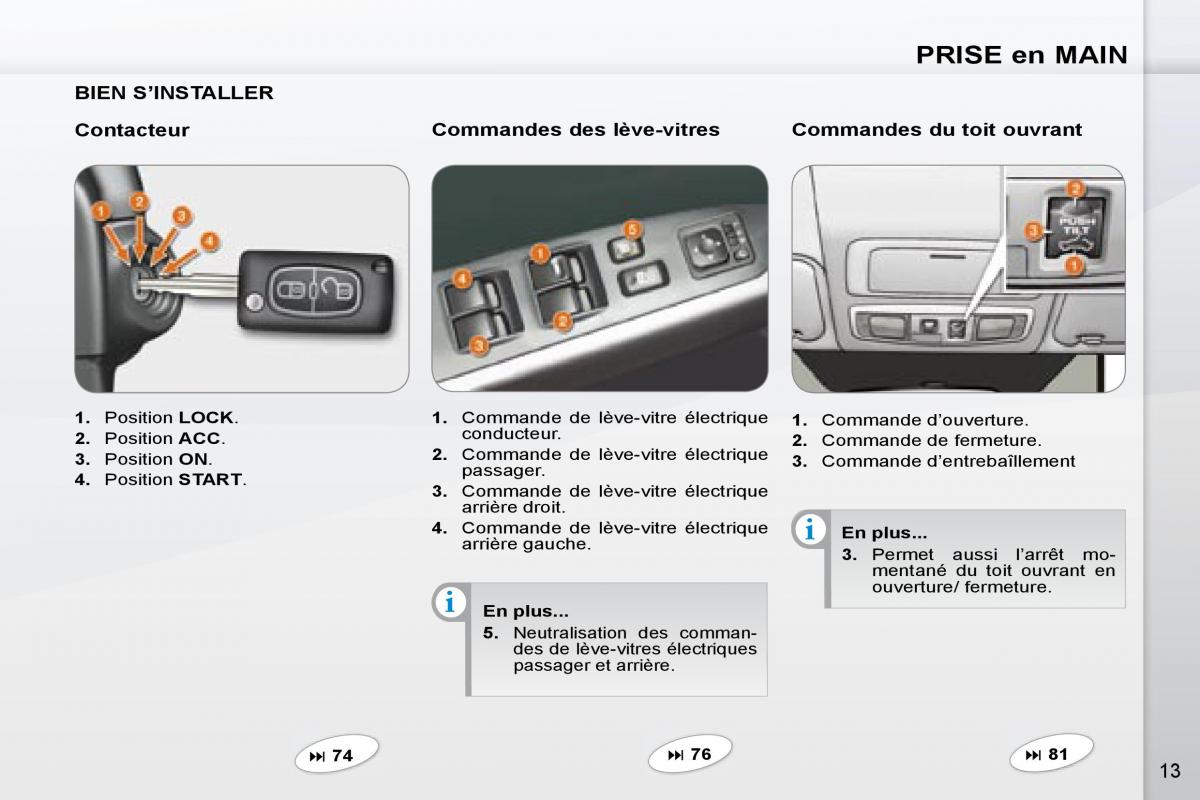 manual Peugeot 4007 manuel du proprietaire / page 11