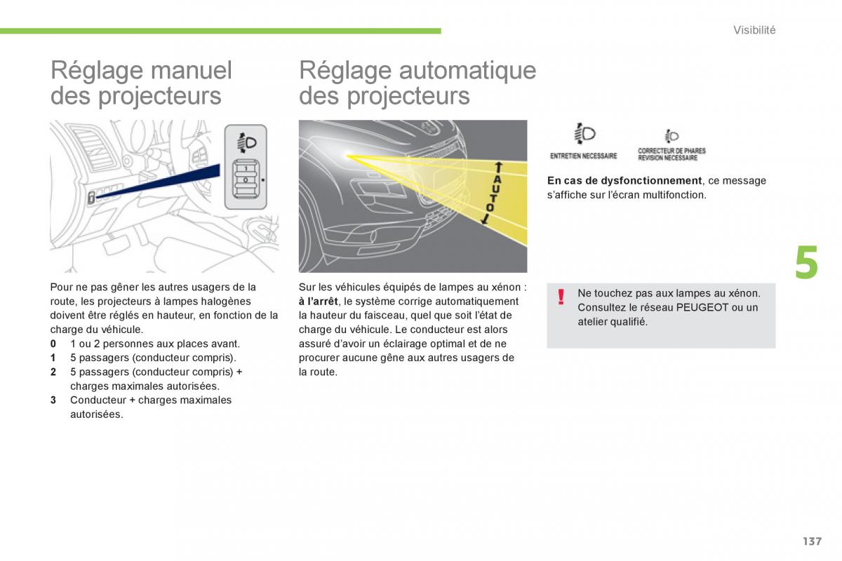 manual Peugeot 4008 manuel du proprietaire / page 139