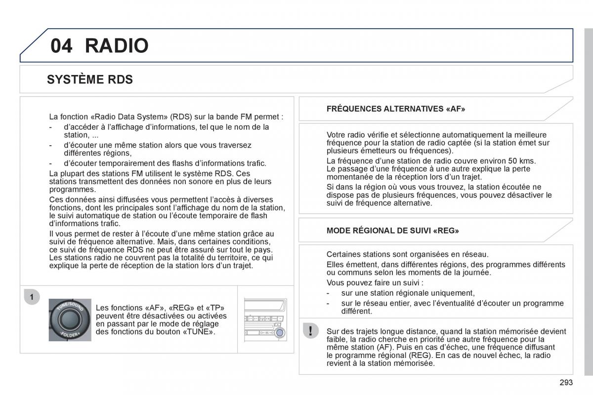 manual Peugeot 4008 manuel du proprietaire / page 295