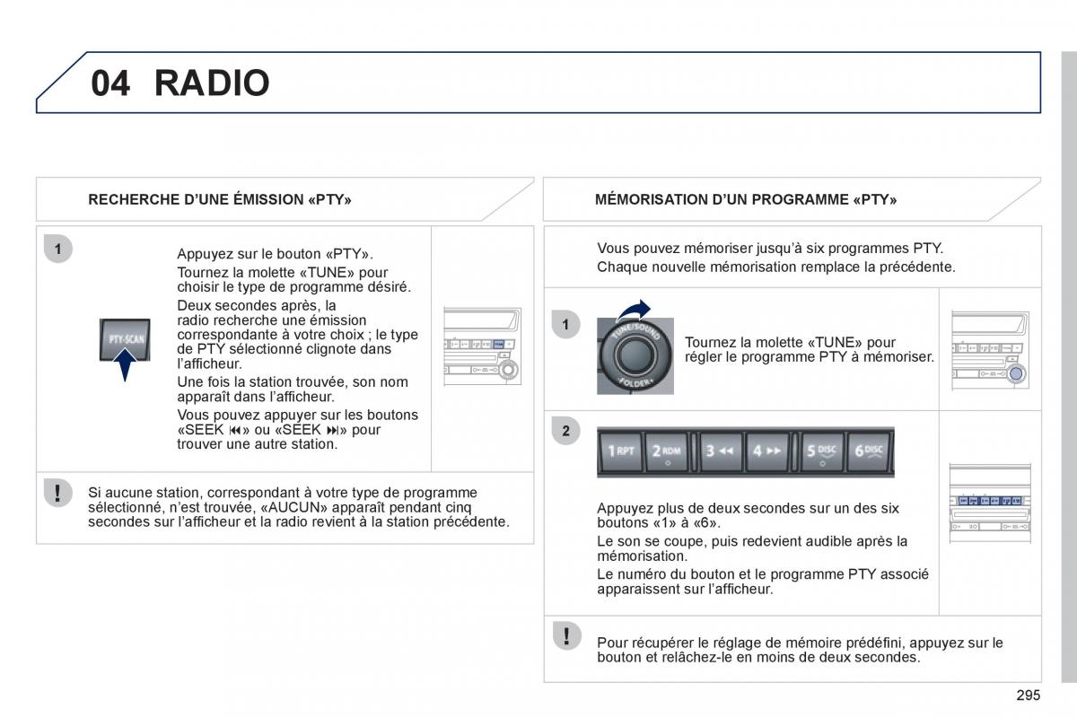 manual Peugeot 4008 manuel du proprietaire / page 297