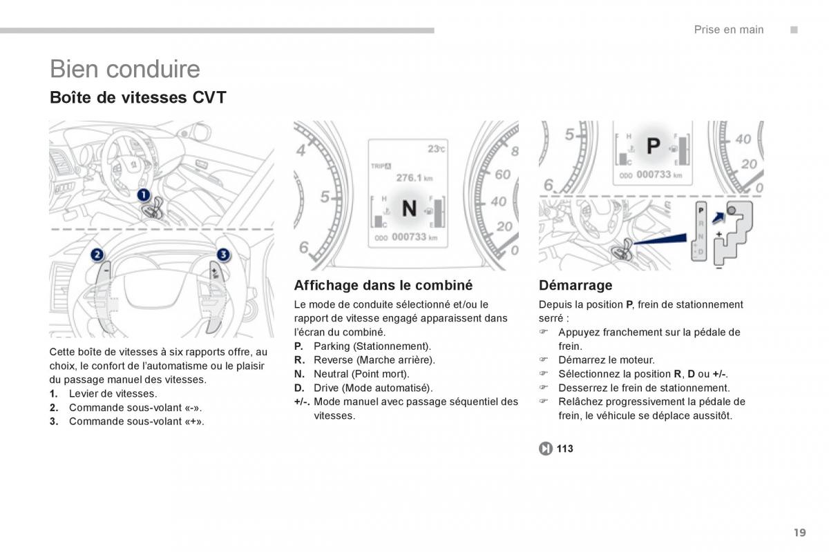 Peugeot 4008 manuel du proprietaire / page 21