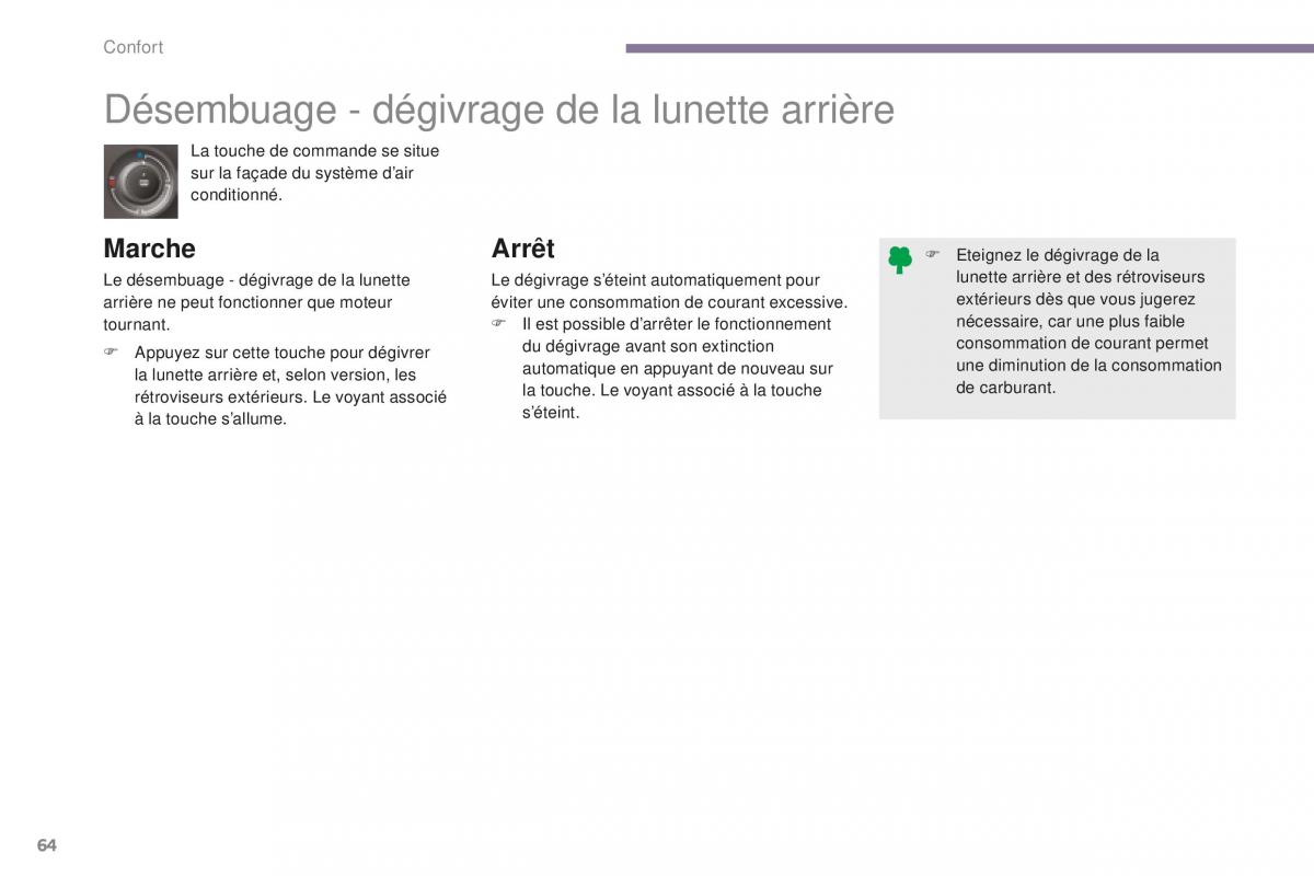 manual  Peugeot 5008 FL manuel du proprietaire / page 66