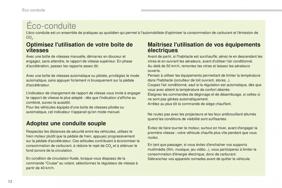 manual Peugeot 5008 FL manuel du proprietaire / page 14