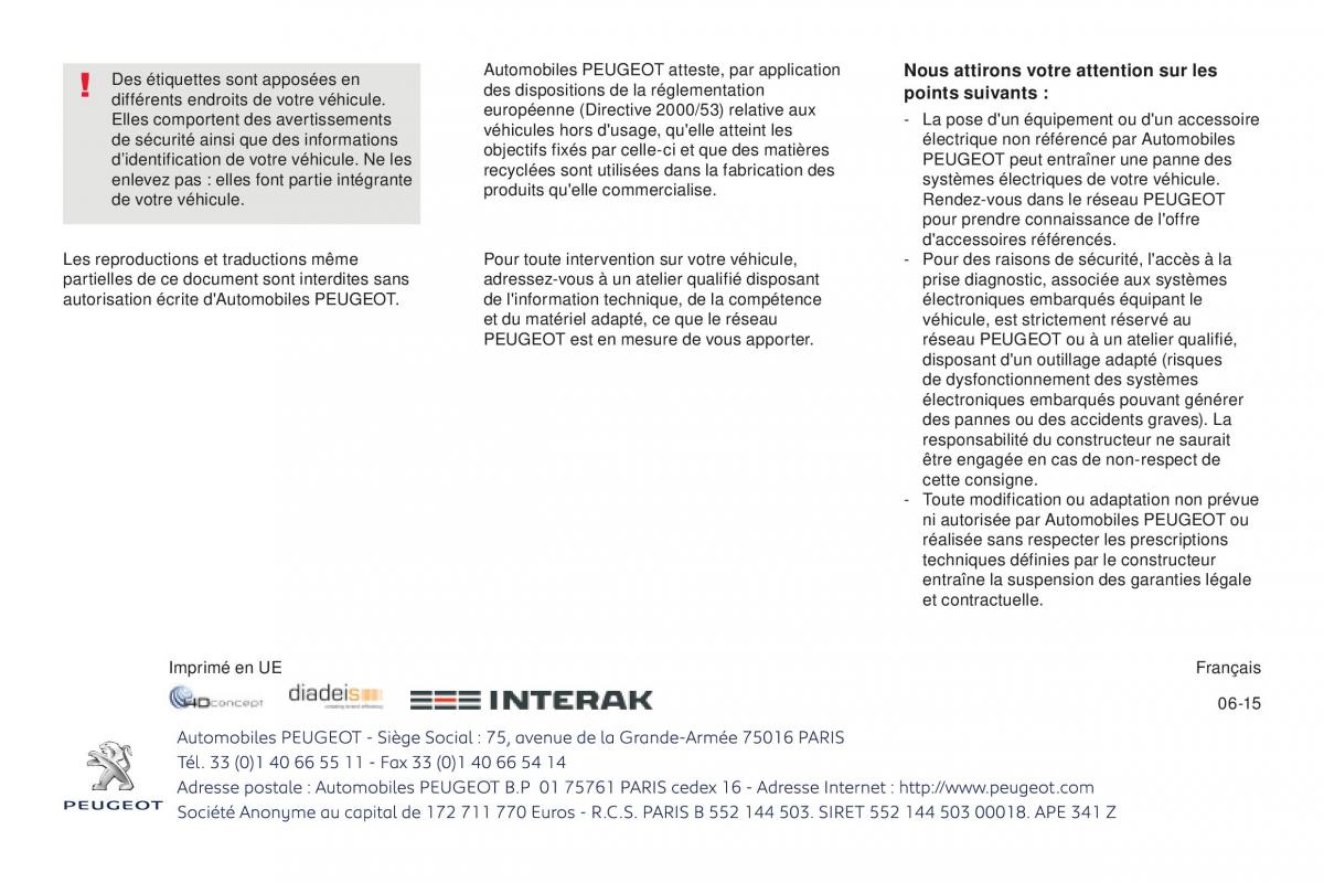 manual Peugeot 5008 FL manuel du proprietaire / page 363