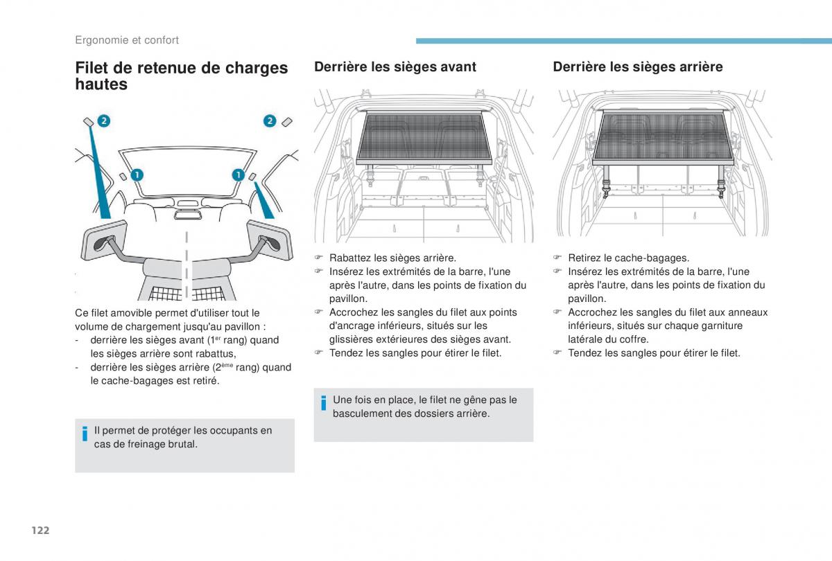 Peugeot 5008 FL manuel du proprietaire / page 124
