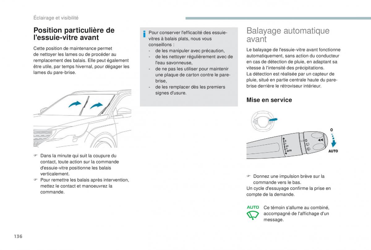 Peugeot 5008 FL manuel du proprietaire / page 138