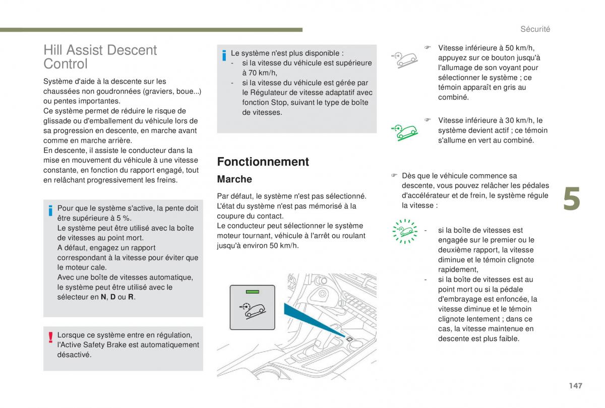 Peugeot 5008 FL manuel du proprietaire / page 149
