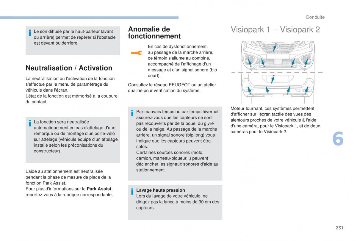 Peugeot 5008 FL manuel du proprietaire / page 233