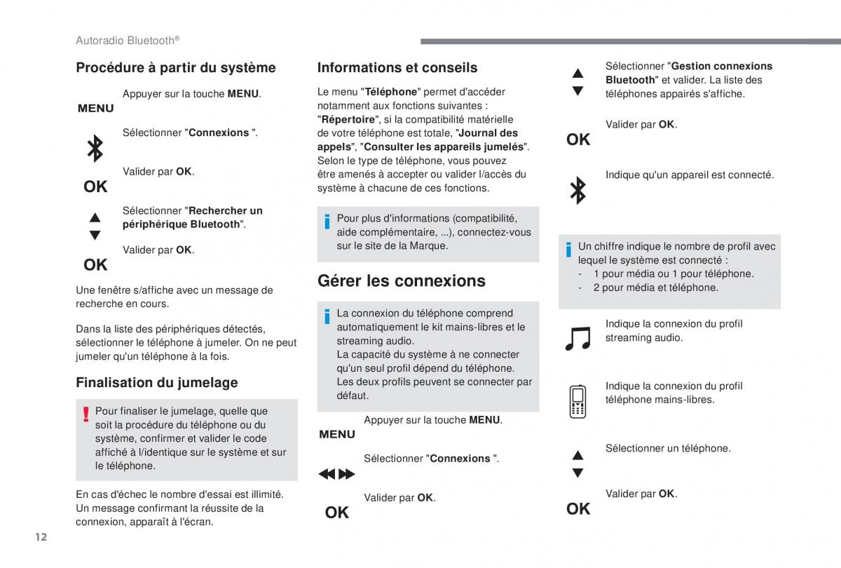 manual Peugeot 5008 FL manuel du proprietaire / page 384