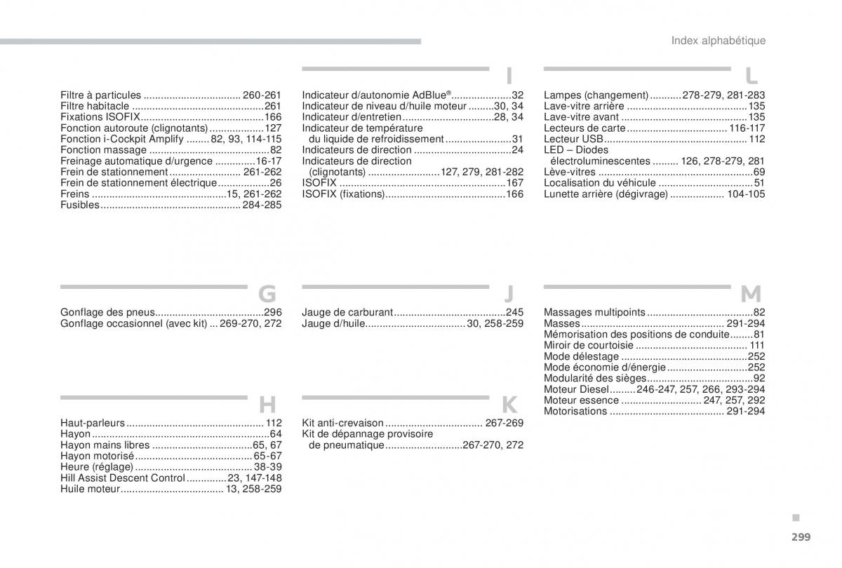 manual Peugeot 5008 FL manuel du proprietaire / page 397