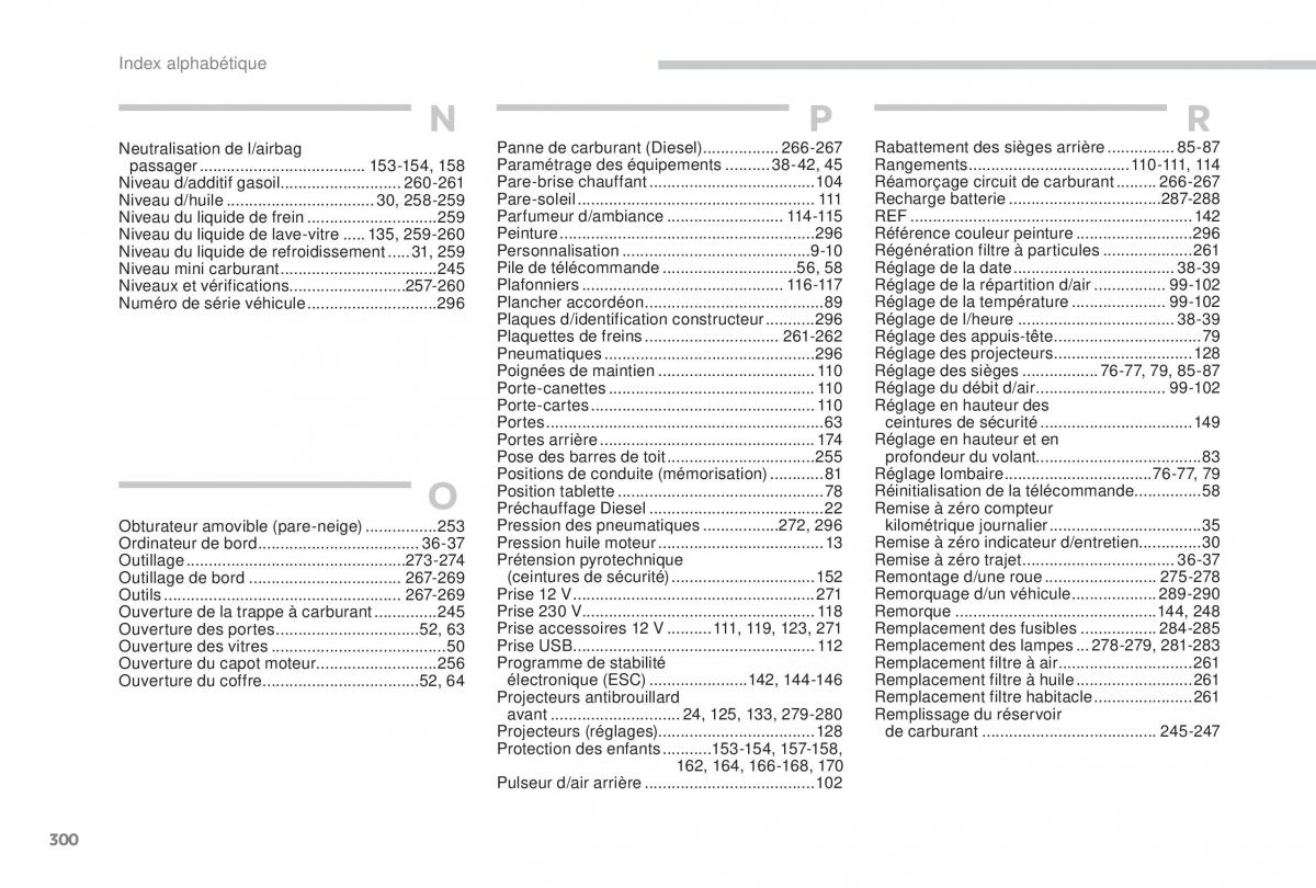 manual Peugeot 5008 FL manuel du proprietaire / page 398