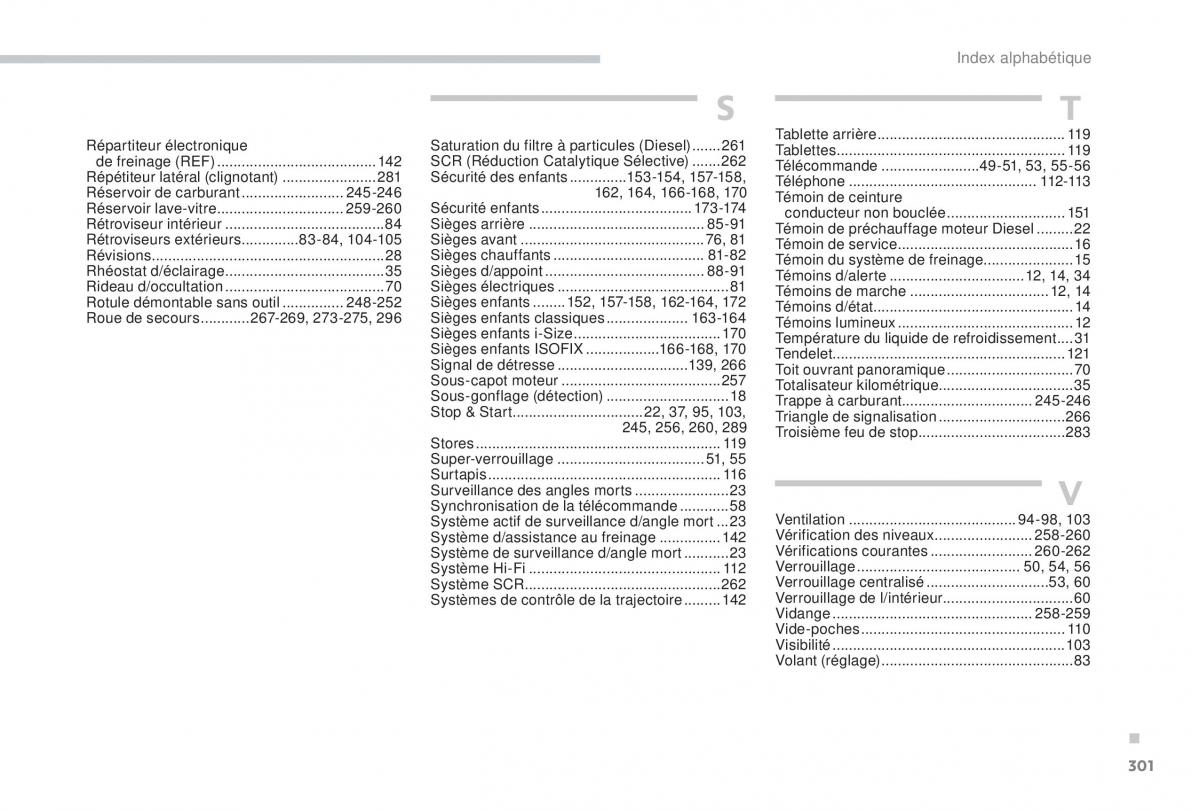 manual Peugeot 5008 FL manuel du proprietaire / page 399