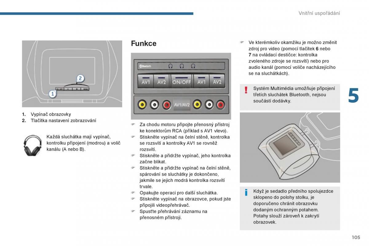 Peugeot 5008 II 2 navod k obsludze / page 107