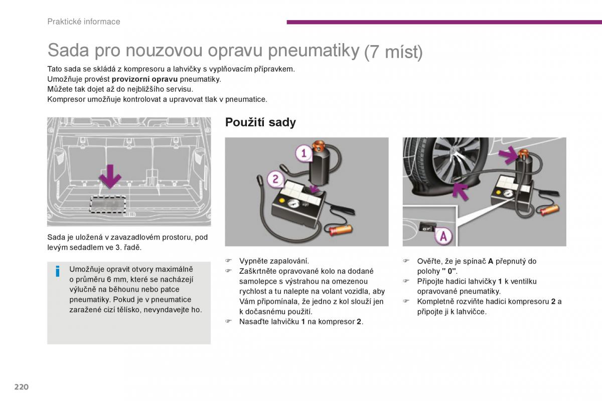 Peugeot 5008 II 2 navod k obsludze / page 222