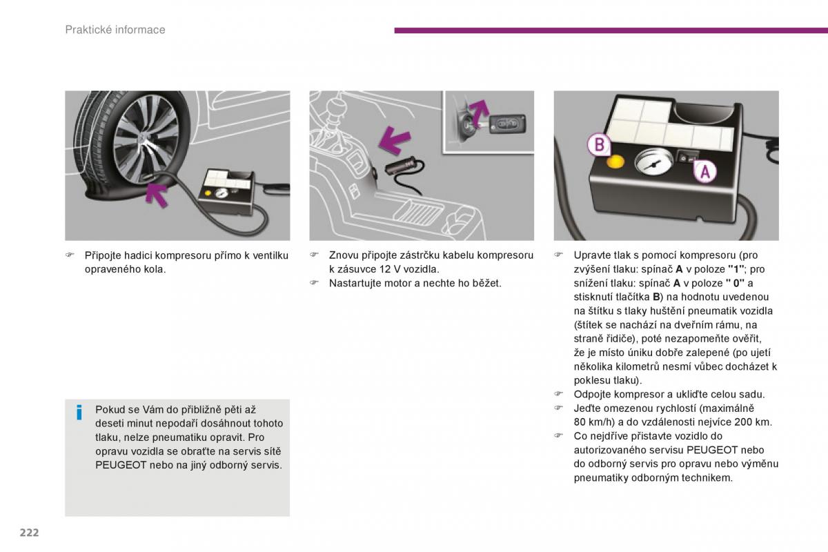 Peugeot 5008 II 2 navod k obsludze / page 224