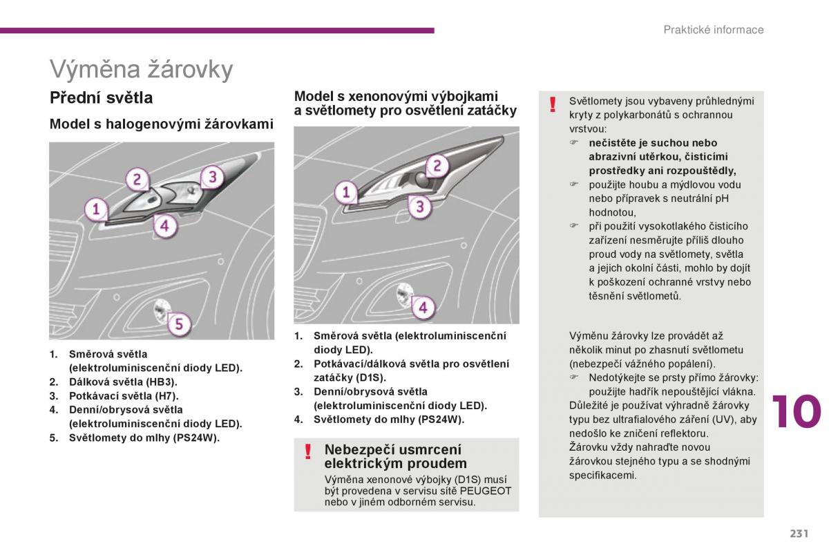 Peugeot 5008 II 2 navod k obsludze / page 233