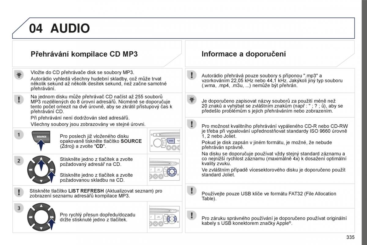 Peugeot 5008 II 2 navod k obsludze / page 337
