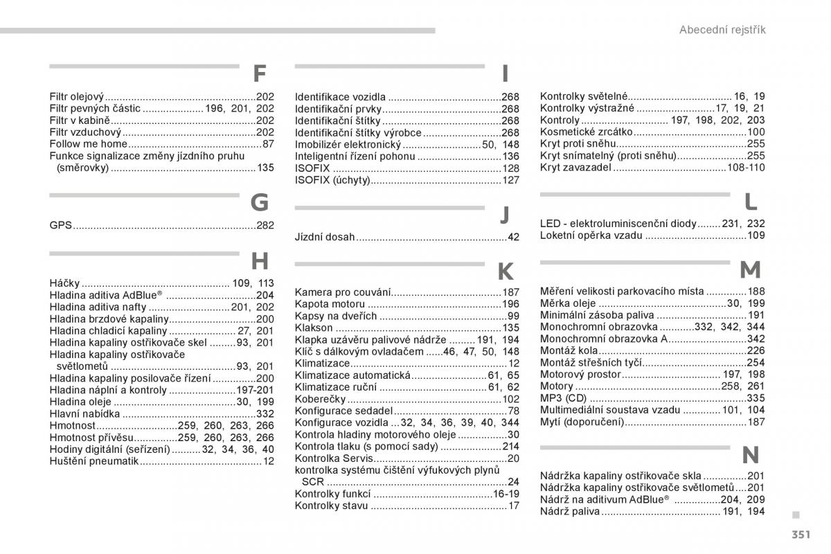manual Peugeot 5008 II 2 navod k obsludze / page 353