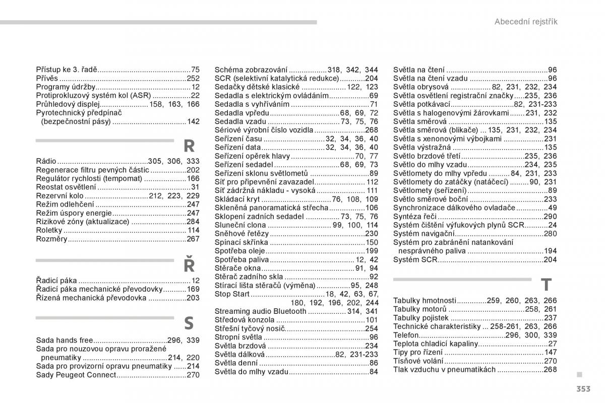 manual Peugeot 5008 II 2 navod k obsludze / page 355