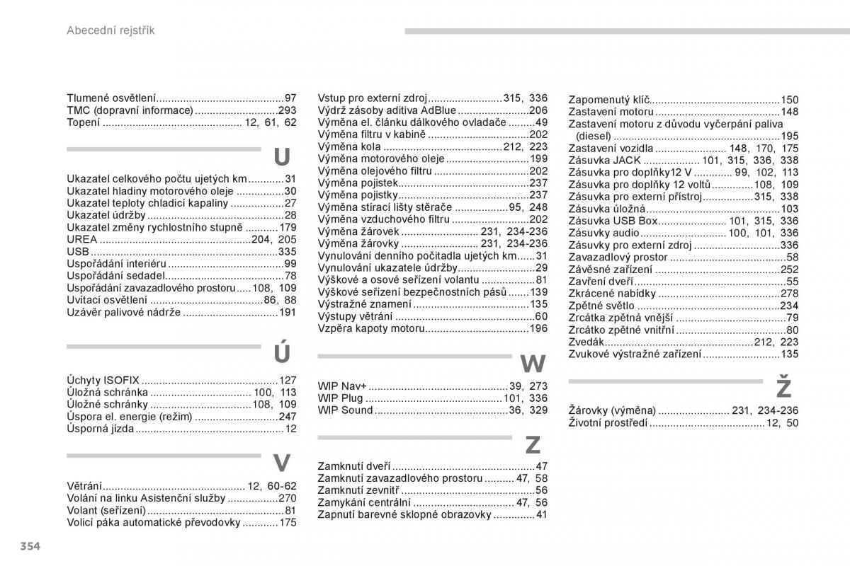 manual Peugeot 5008 II 2 navod k obsludze / page 356
