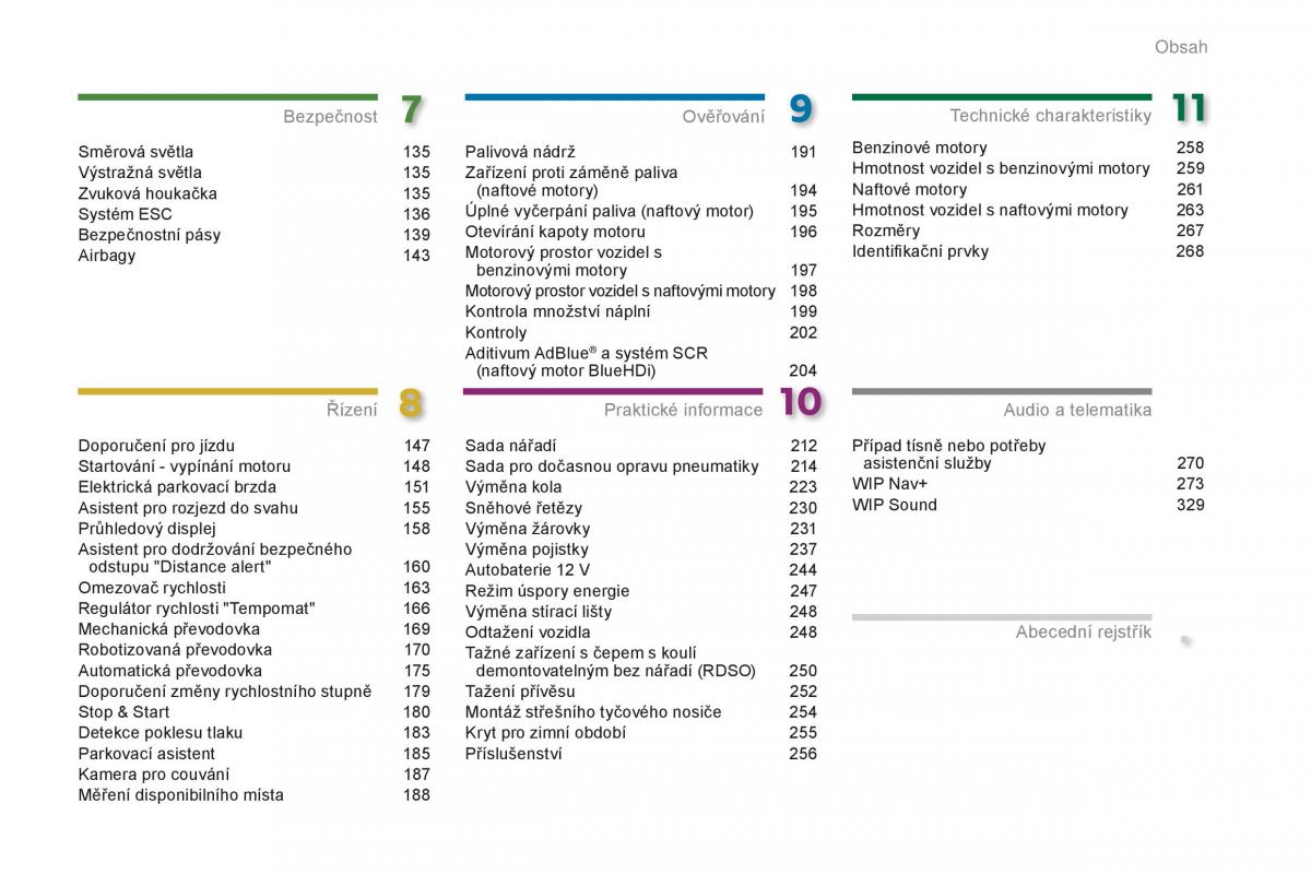 manual  Peugeot 5008 II 2 navod k obsludze / page 5