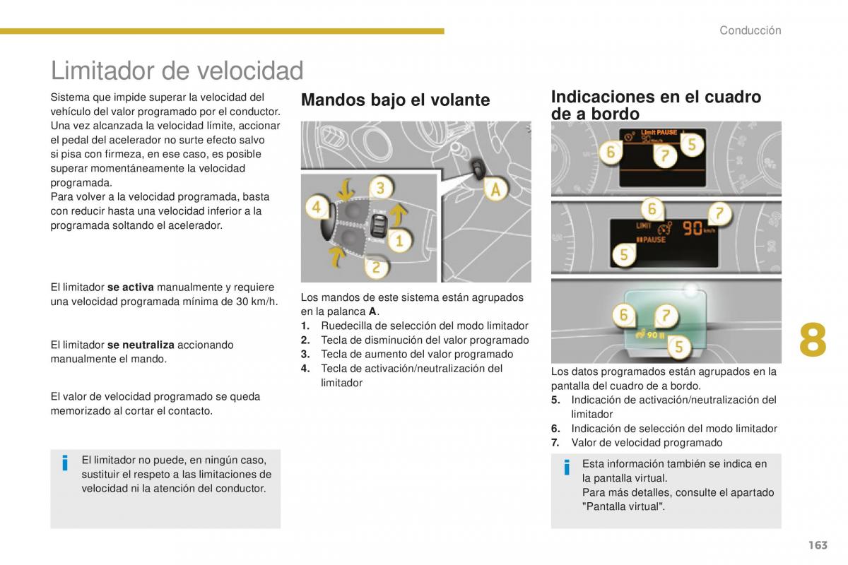 Peugeot 5008 II 2 manual del propietario / page 165