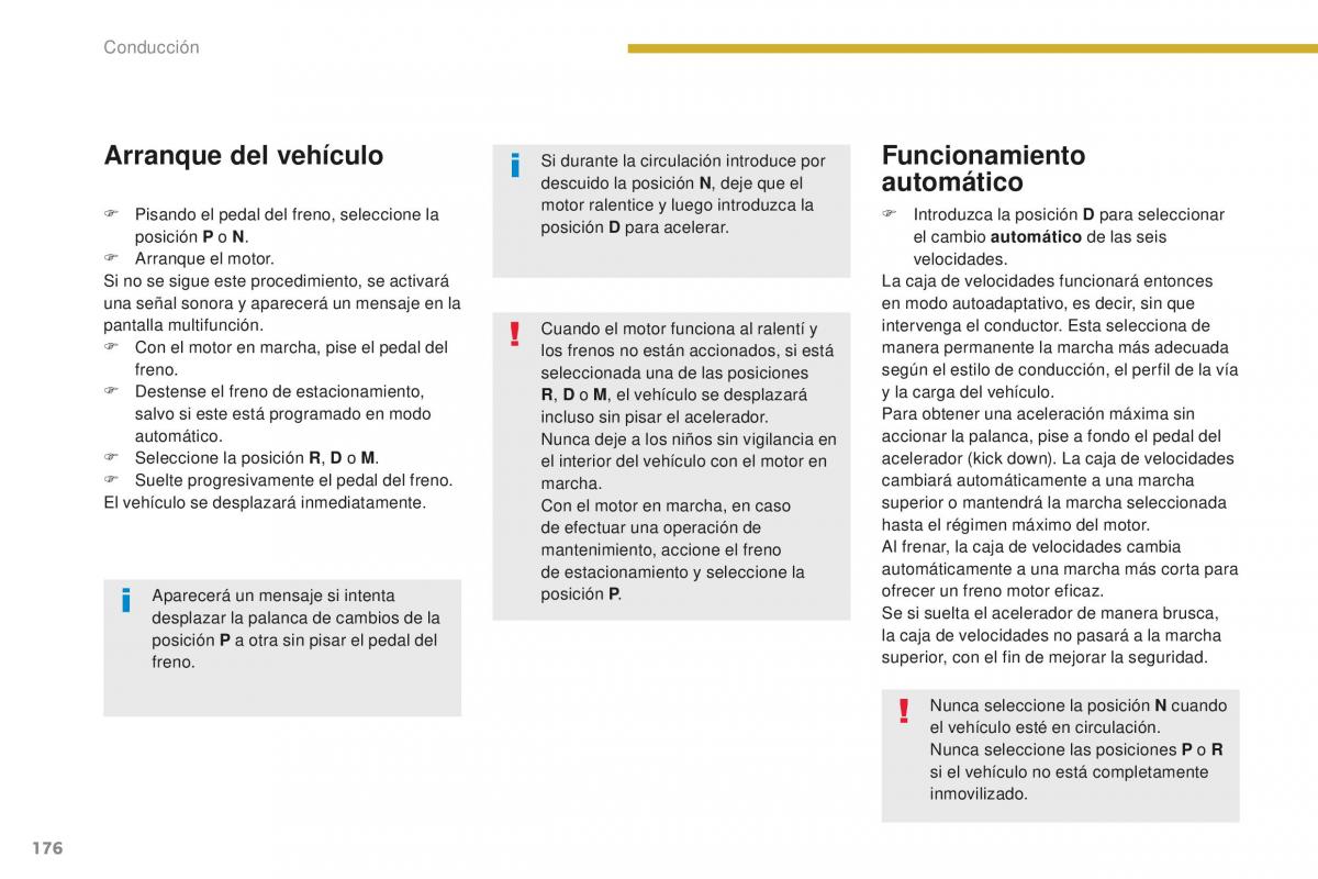Peugeot 5008 II 2 manual del propietario / page 178