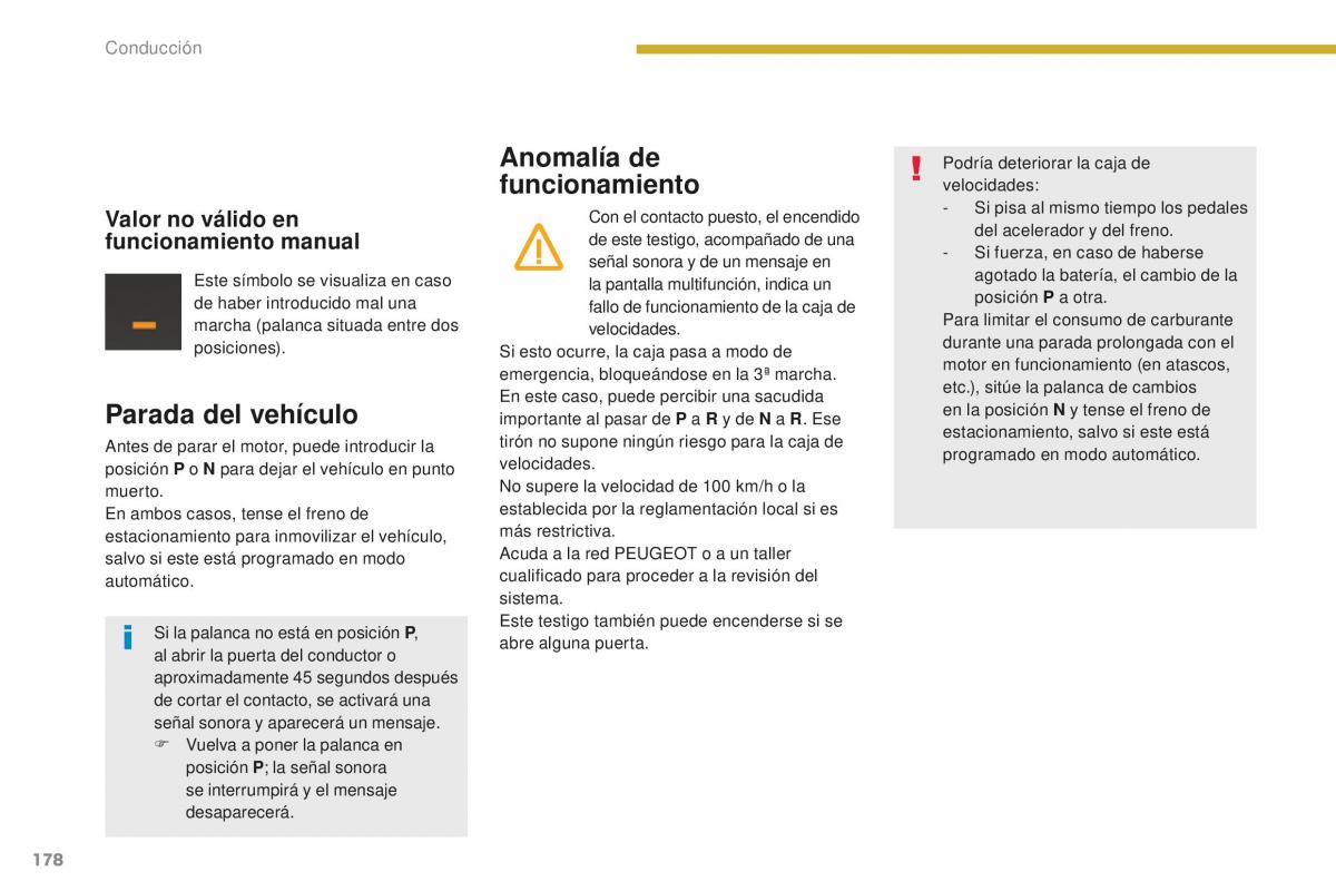 Peugeot 5008 II 2 manual del propietario / page 180