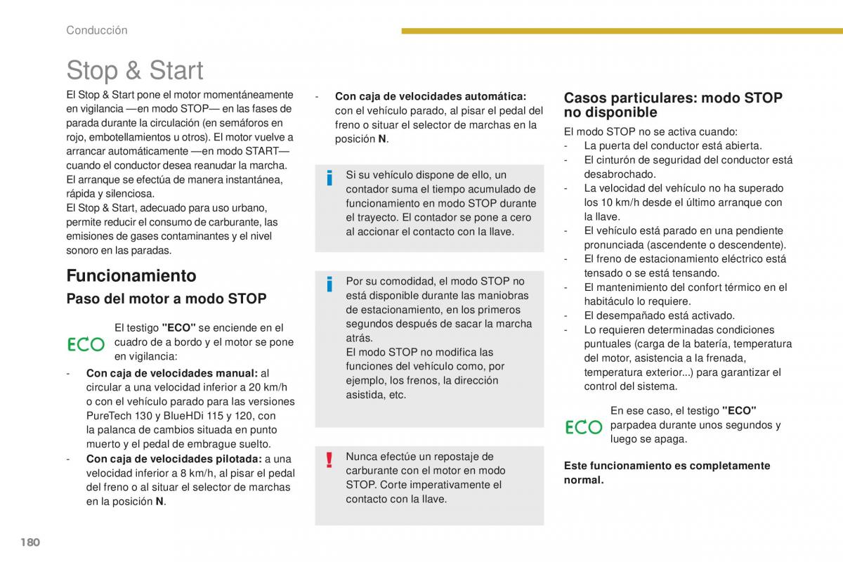 Peugeot 5008 II 2 manual del propietario / page 182