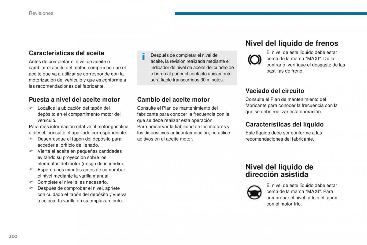 Peugeot 5008 II 2 manual del propietario / page 202