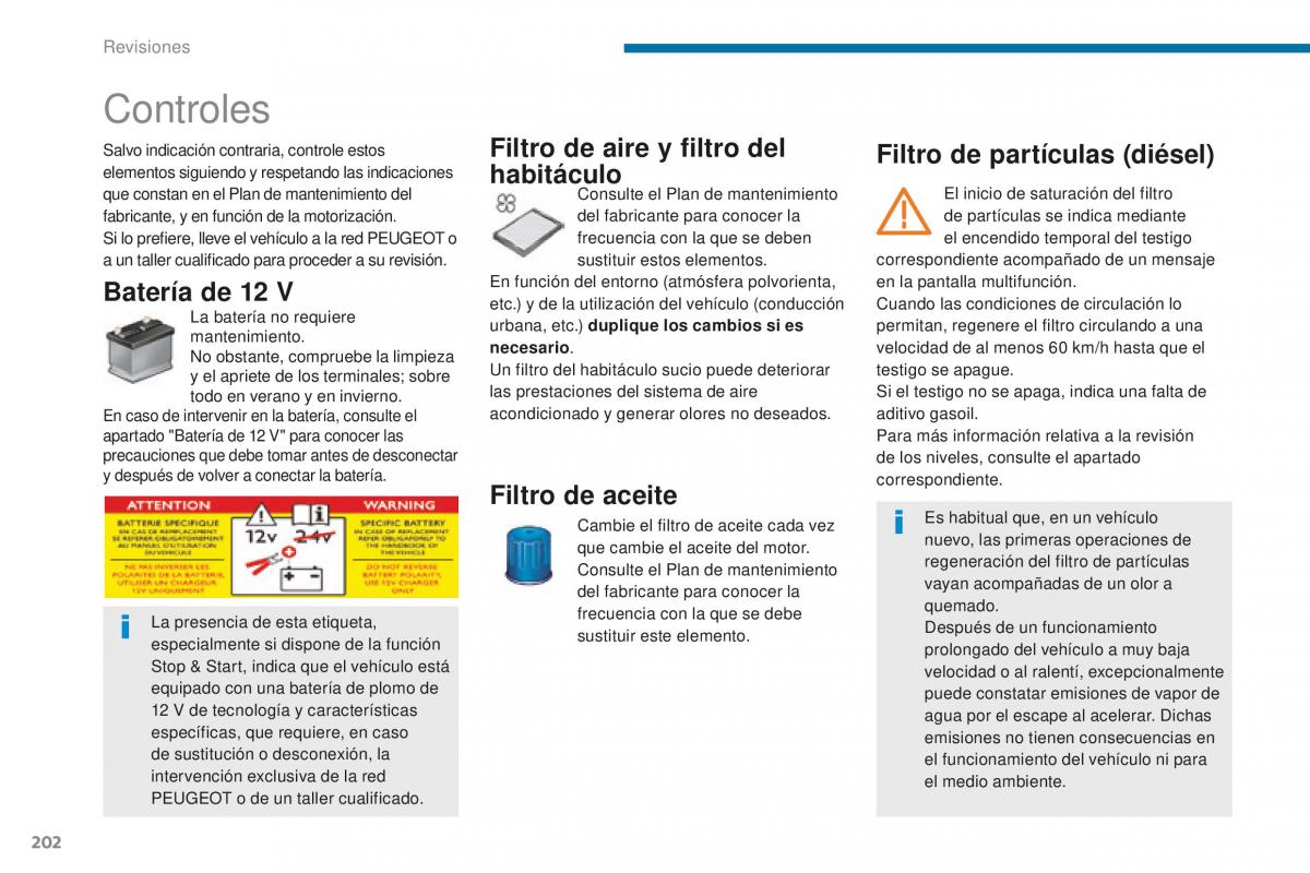 Peugeot 5008 II 2 manual del propietario / page 204