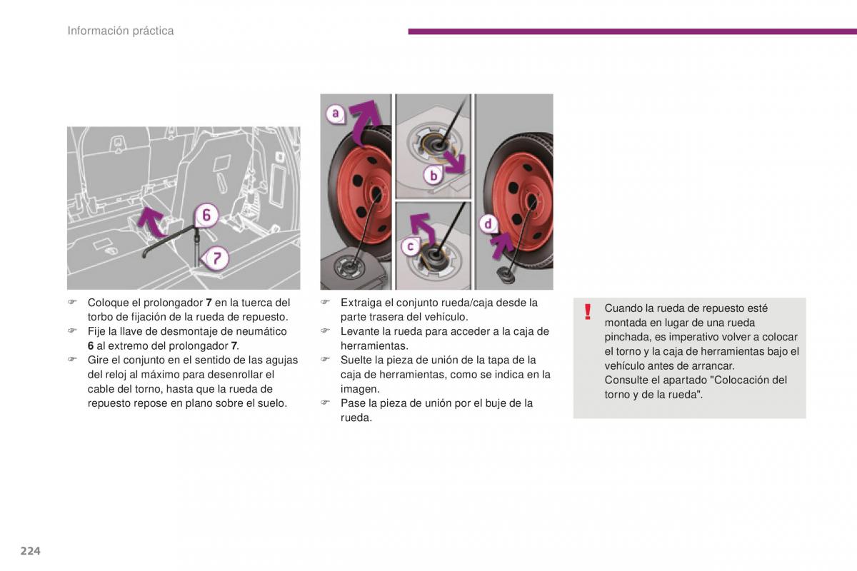 Peugeot 5008 II 2 manual del propietario / page 226