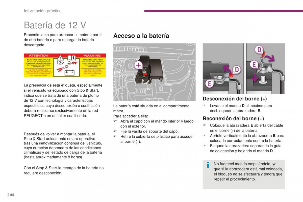 Peugeot 5008 II 2 manual del propietario / page 246