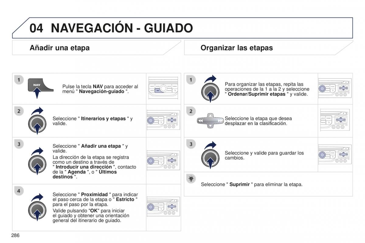 Peugeot 5008 II 2 manual del propietario / page 288
