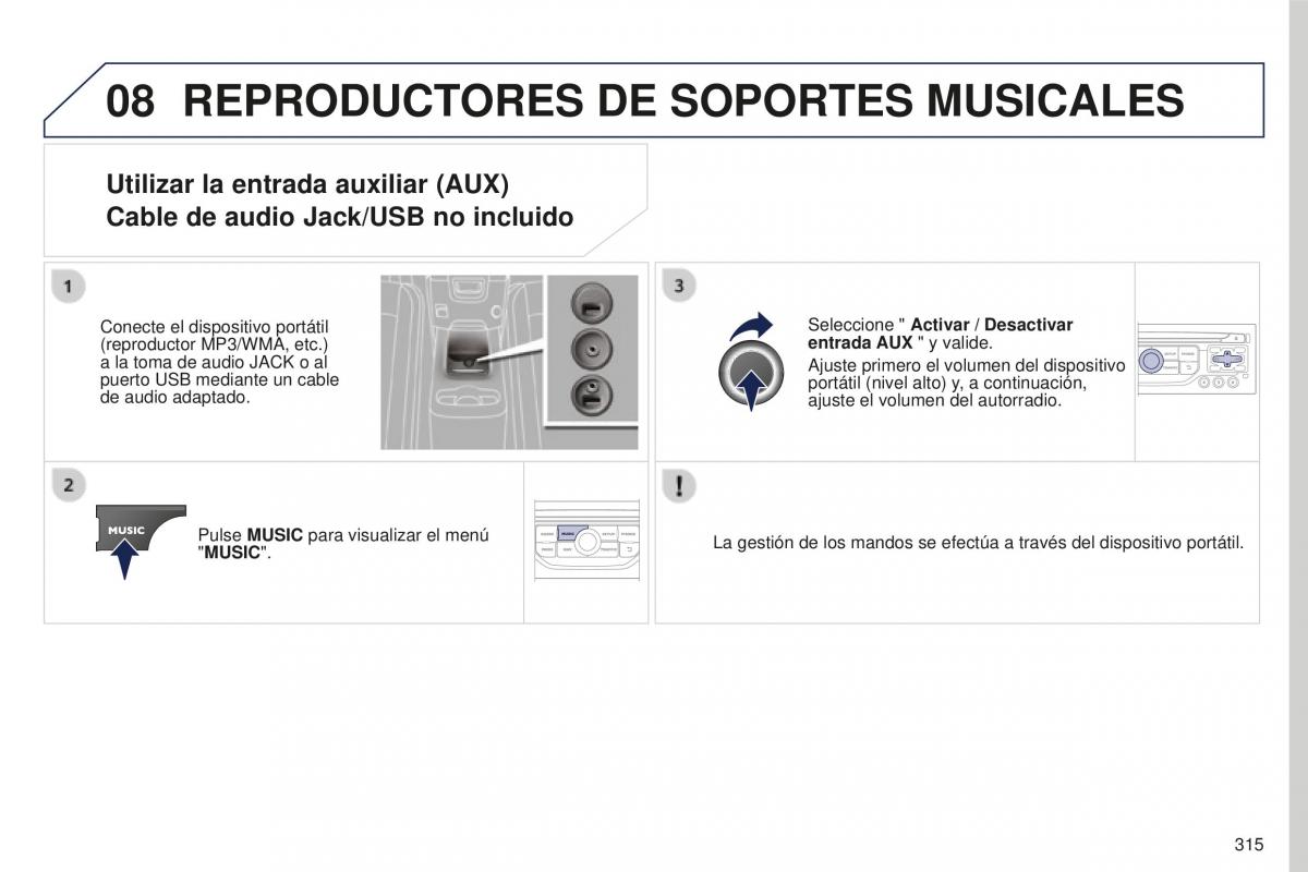 Peugeot 5008 II 2 manual del propietario / page 317