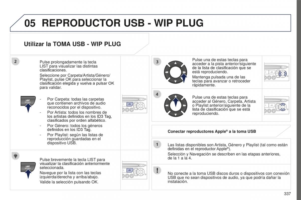 Peugeot 5008 II 2 manual del propietario / page 339