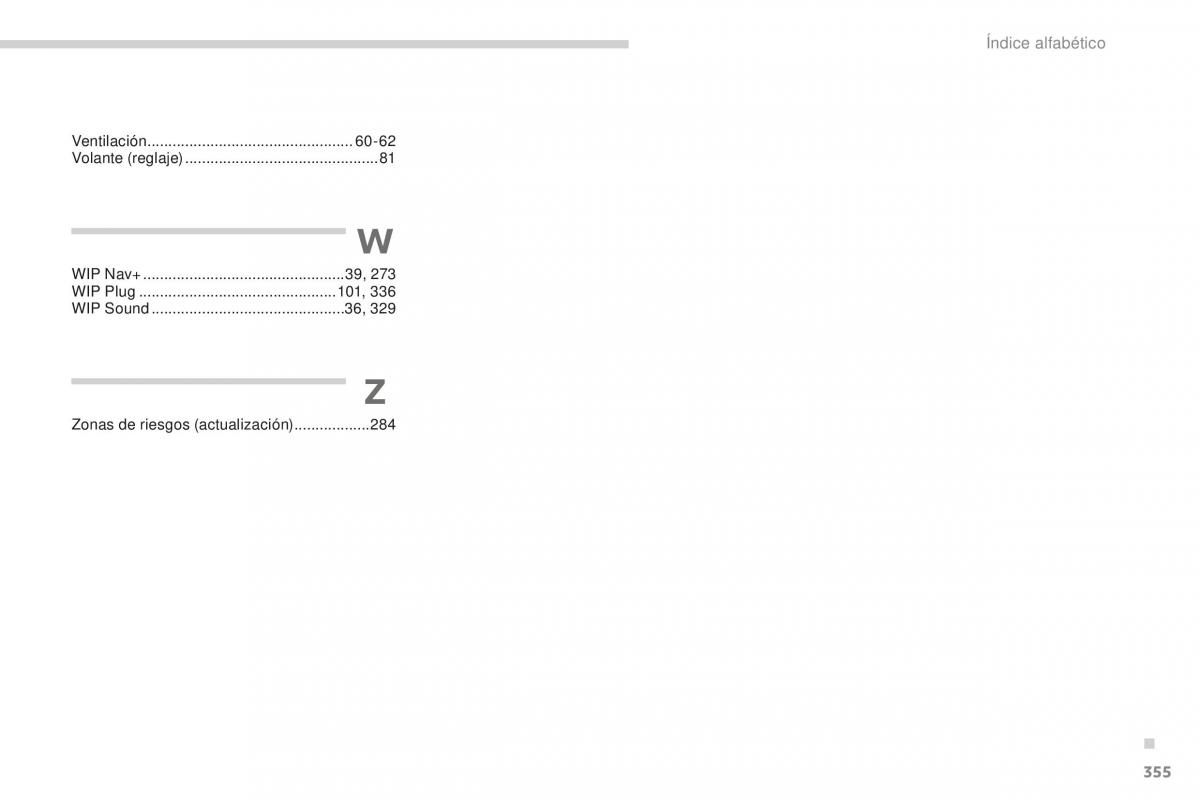 manual  Peugeot 5008 II 2 manual del propietario / page 357