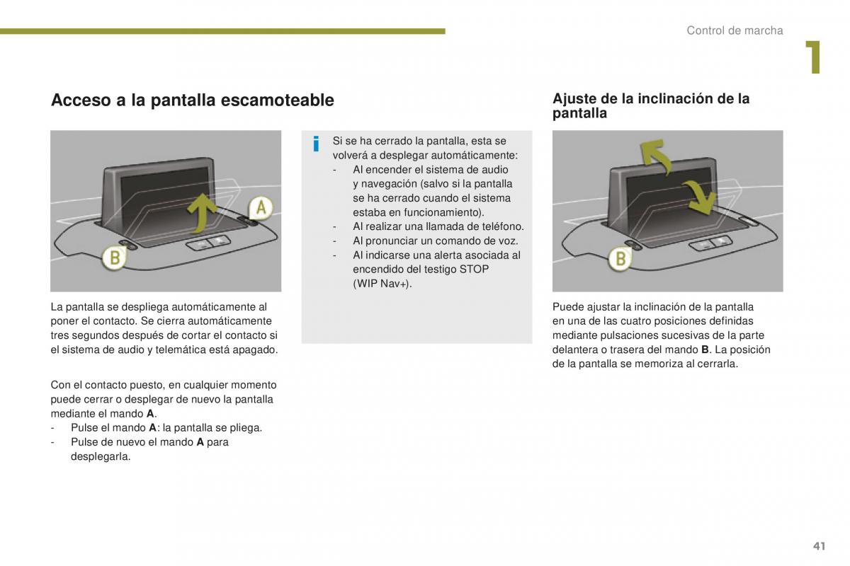 Peugeot 5008 II 2 manual del propietario / page 43