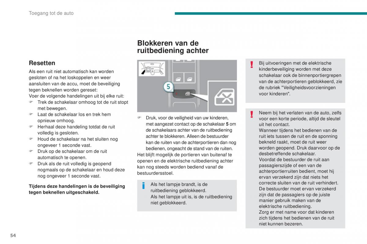 Peugeot 5008 II 2 handleiding / page 56