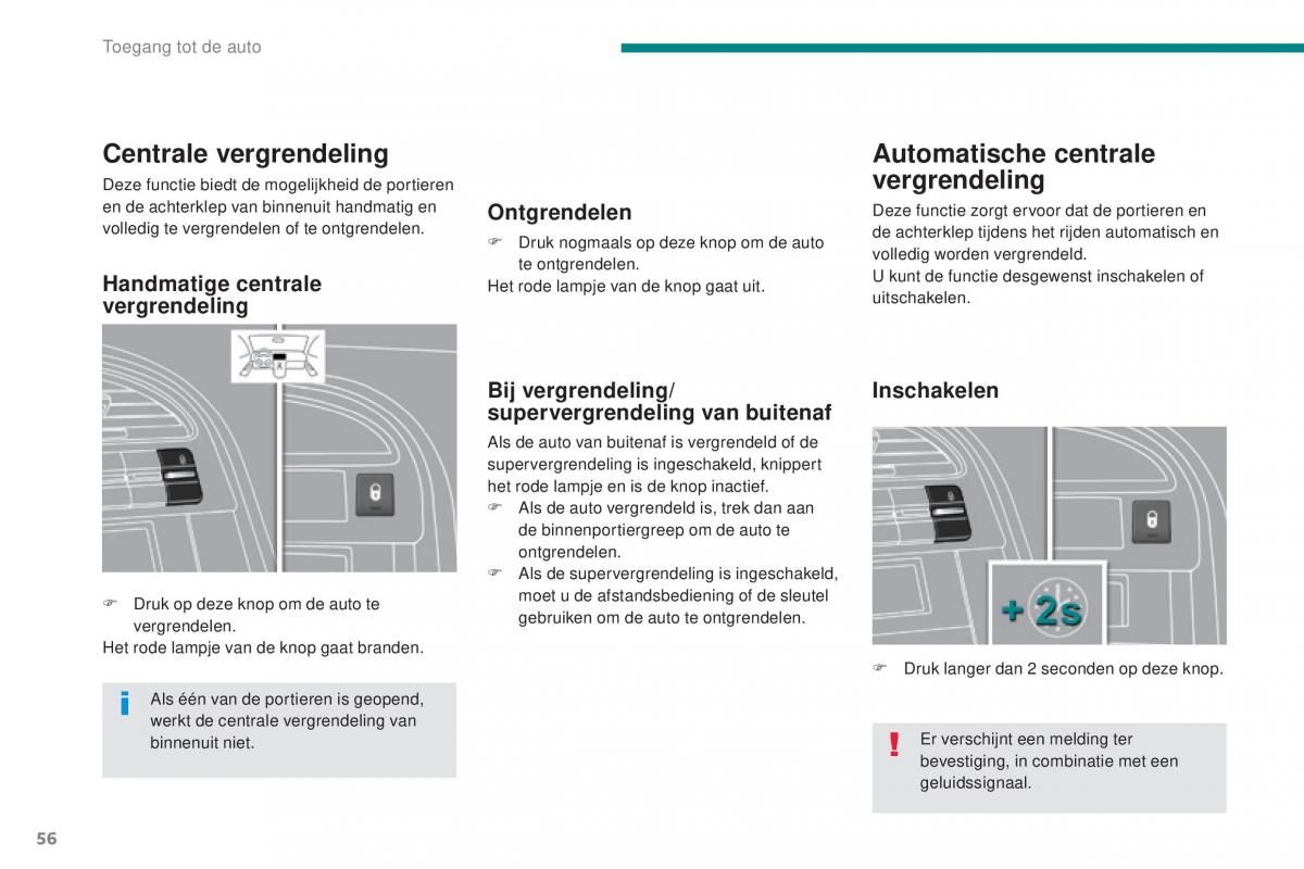 Peugeot 5008 II 2 handleiding / page 58