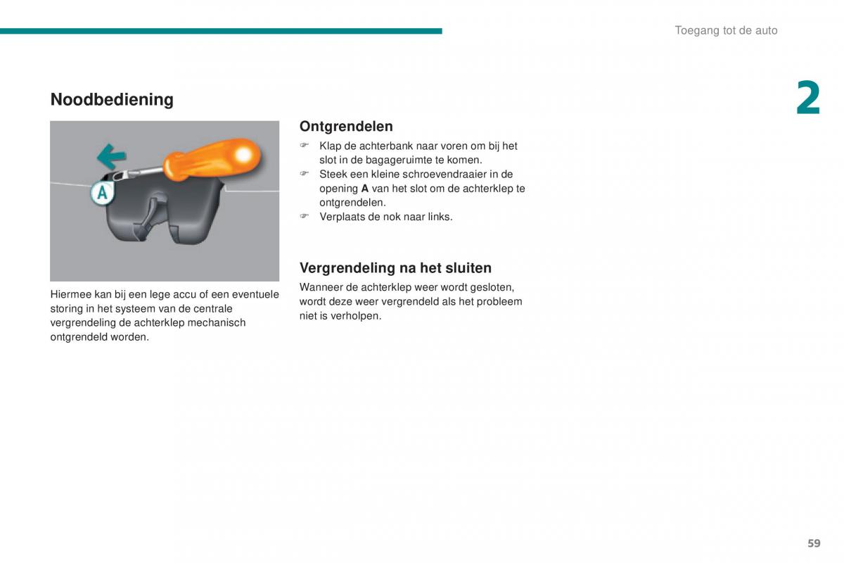 Peugeot 5008 II 2 handleiding / page 61