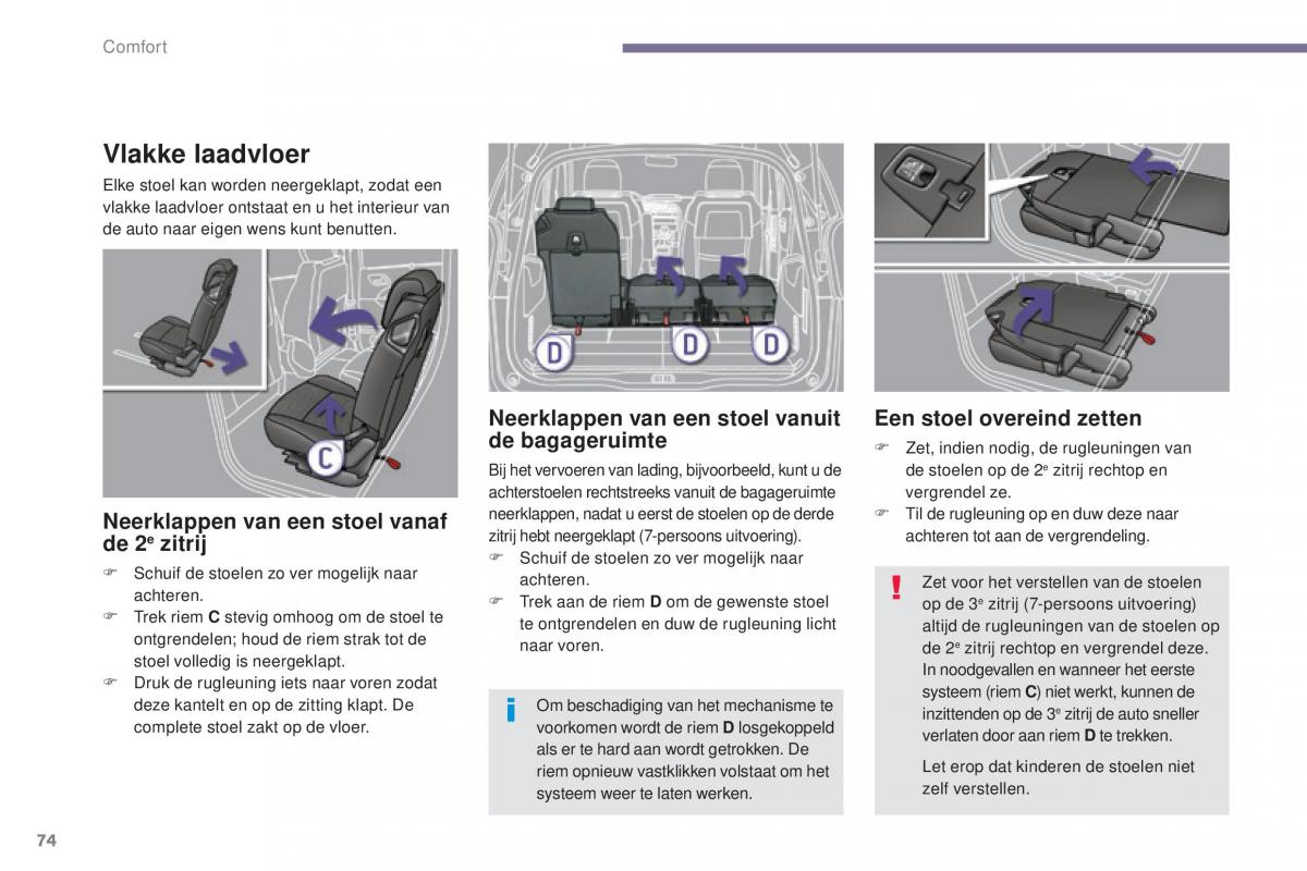 Peugeot 5008 II 2 handleiding / page 76