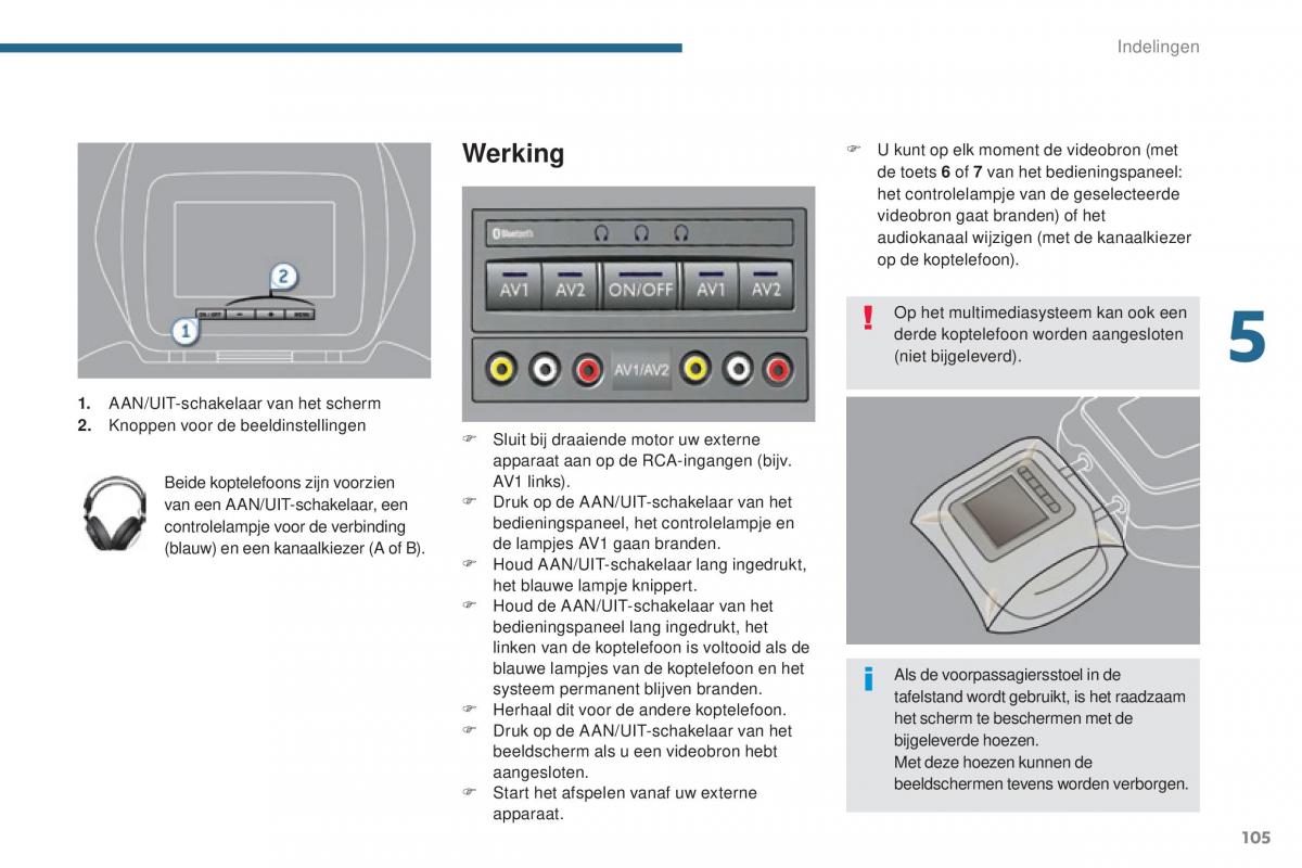 Peugeot 5008 II 2 handleiding / page 107