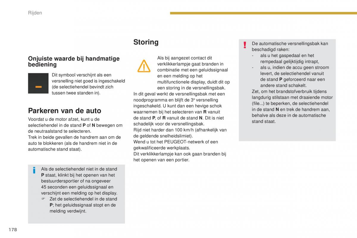 Peugeot 5008 II 2 handleiding / page 180